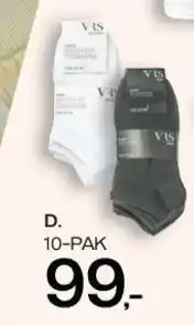 Føtex VRS sokker / footies (10-pak) tilbud