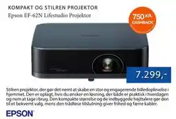 CBC Epson EF-62N Lifestudio Projektor tilbud