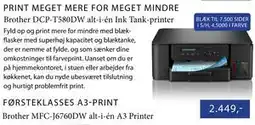 CBC Brother DCP-T580DW alt-i-én Ink Tank-printer tilbud
