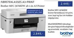 CBC Brother MFC-J6760DW alt-i-én A3 Printer tilbud