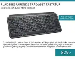 CBC Logitech MX Keys Mini Tastatur tilbud