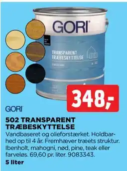 jem & fix 502 TRANSPARENT TRÆBESKYTTELSE tilbud