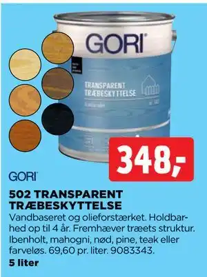 jem & fix 502 TRANSPARENT TRÆBESKYTTELSE tilbud