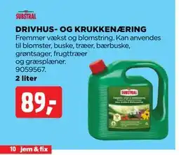 jem & fix DRIVHUS- OG KRUKKENÆRING tilbud