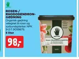 jem & fix ROSEN-/ RHODODENDRONGØDNING tilbud