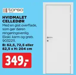 jem & fix HVIDMALET CELLEDØR tilbud