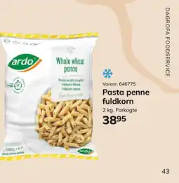 Dagrofa Food Service Pasta penne fuldkorn tilbud