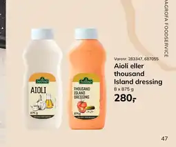 Dagrofa Food Service Aioli eller thousand Island dressing tilbud