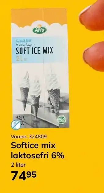 Softice mix laktosefri 6%