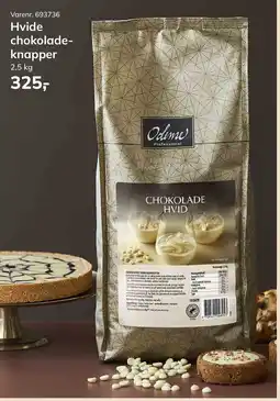 Dagrofa Food Service Hvide chokolade- knapper tilbud