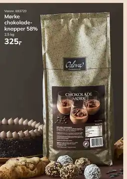 Dagrofa Food Service Mørke chokolade- knapper 58% tilbud