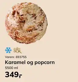 Dagrofa Food Service Karamel og popcorn tilbud