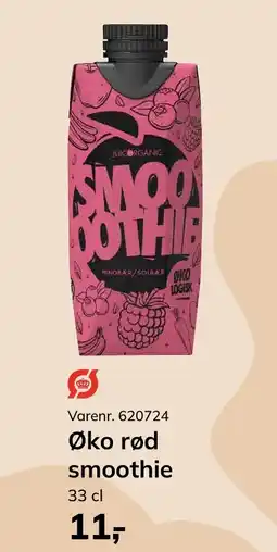 Dagrofa Food Service Øko rød smoothie tilbud