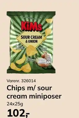 Dagrofa Food Service Chips m/ sour cream miniposer tilbud