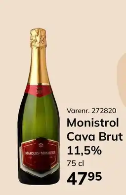 Dagrofa Food Service Monistrol Cava Brut 11,5% tilbud