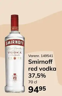 Dagrofa Food Service Smirnoff red vodka 37,5% tilbud