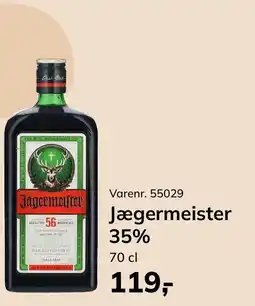 Dagrofa Food Service Jægermeister 35% tilbud
