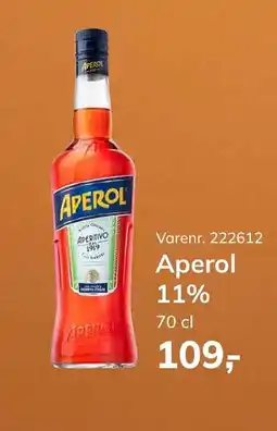 Dagrofa Food Service Aperol 11% tilbud