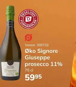 Dagrofa Food Service Øko Signore Giuseppe prosecco 11% tilbud