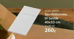 Dagrofa Food Service Servietlomme til bestik tilbud
