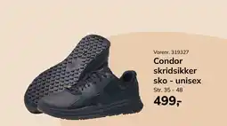 Dagrofa Food Service Condor skridsikker sko - unisex Str. 35-48 tilbud
