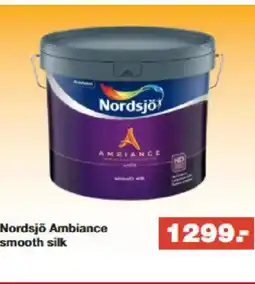 Bauhaus Nordsjö Ambiance smooth silk tilbud