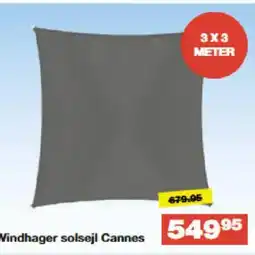 Bauhaus Windhager solsejl Cannes 54995 tilbud