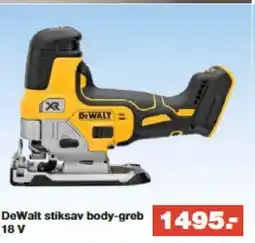 Bauhaus DeWalt stiksav body-greb 18 v tilbud