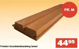 Bauhaus Frøslev facadebeklædning lamel tilbud