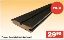 Bauhaus Frøslev facadebeklædning lamel tilbud