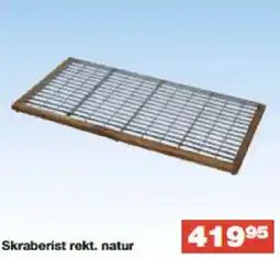 Bauhaus Skraberist rekt. natur tilbud