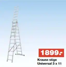 Bauhaus Krause stige Universal 3 x 11 tilbud