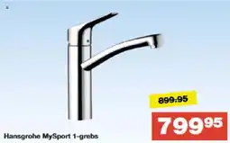 Bauhaus Hansgrohe MySport 1-grebs tilbud