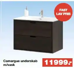 Bauhaus Camargue underskab m/vask tilbud