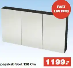 Bauhaus Spejlskab Sort tilbud