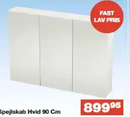 Bauhaus Spejlskab hvid tilbud