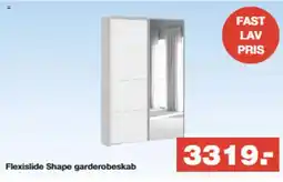 Bauhaus Flexislide Shape garderobeskab tilbud