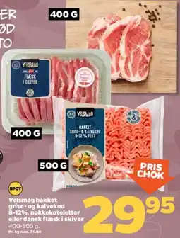 Netto Velsmag hakket gris- og kalvekød tilbud