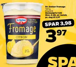 Netto Dr. Oetker Fromage Citron tilbud