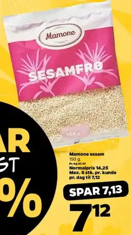 Netto Mamone Sesamfrø tilbud
