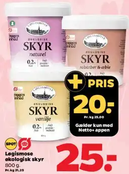 Netto Løgismose økologisk skyr tilbud