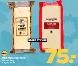 Netto Mammen skæreost (stort stykke) tilbud