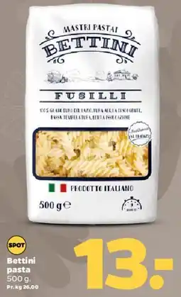 Netto Bettini Fusilli pasta tilbud