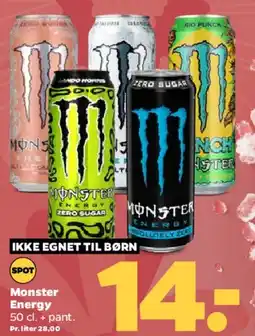 Netto Monster Energy (dåser) tilbud