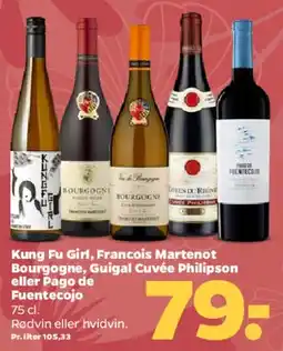 Netto Udvalgte vine (flasker) tilbud