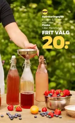 Netto Opbevaringsglas og flasker tilbud