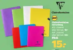 Netto Clairefontaine notesbog tilbud