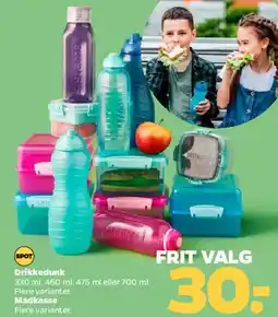 Netto Drikkedunk og madkasse tilbud