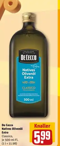 REWE DE De Cecco Natives Olivenöl Extra tilbud