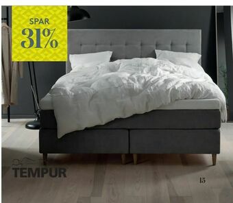 SengeSpecialisten Tempur® relieve kontinentalseng tilbud